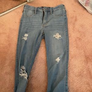 Hollister high rise jeans size 00S